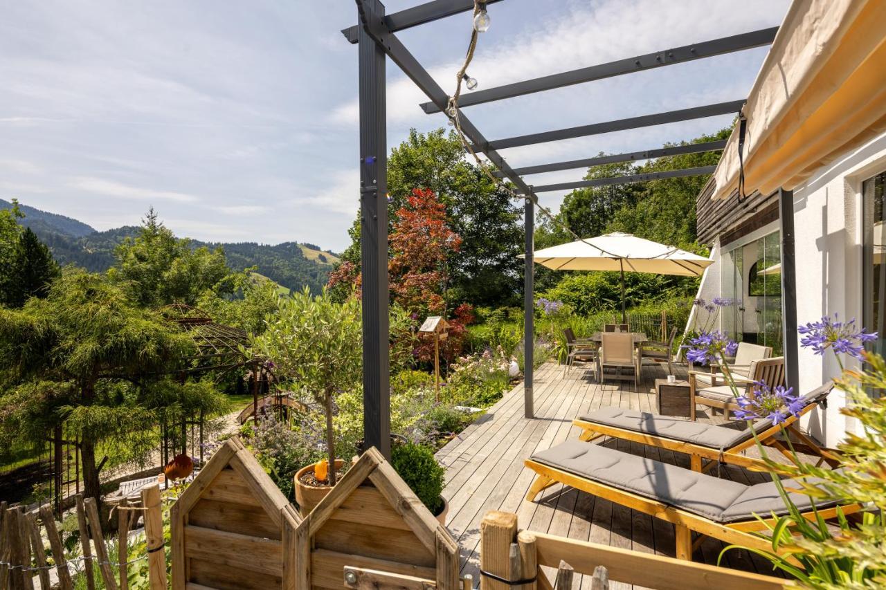 Waldlounge - Gartenwohnung Оберштауфен Екстер'єр фото